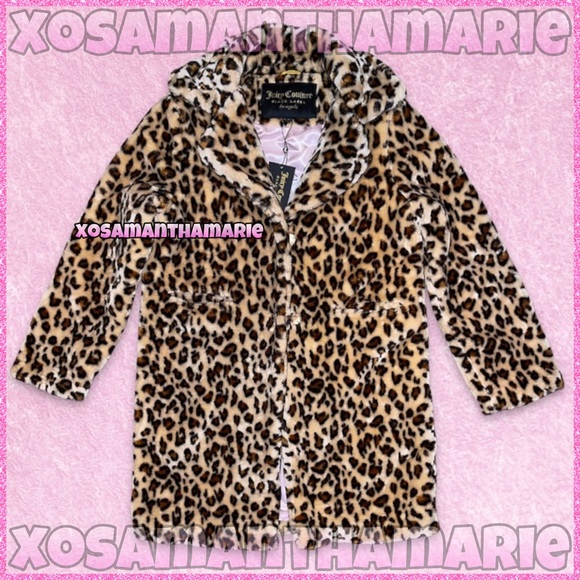 Juicy Couture Leopard Fur Coat - Picture 9 of 16